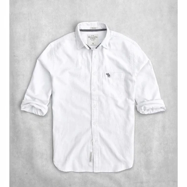Sơ mi nam trắng dài tay vải Oxford chuẩn Soái Ca – Giá 230.000đ, giảm sâu, thoáng mát