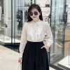 Sơ mi nữ cổ tàu dài tay Evalover bèo ngực lụa tơ thanh lịch - giảm giá 249.000₫ 3