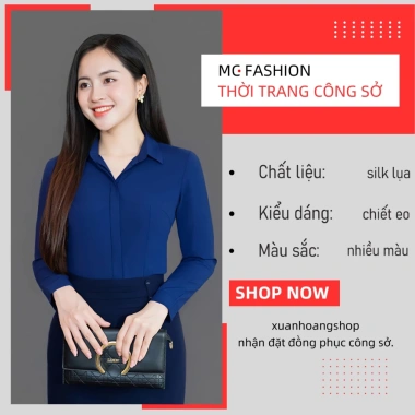 Sơ Mi Nữ Công Sở Dài Tay MC Fashion Chính Hãng - Giá chỉ 325.000đ, giảm mạnh