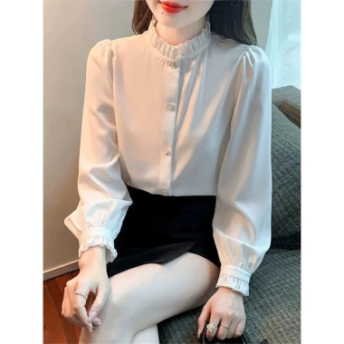 Sơ Mi Nữ Tay Dài Mã A25 - Kiểu Cách Thời Thượng, Giá Ưu Đãi 149,250đ
