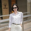Sơ mi nữ thêu ngựa công sở slim fit cotton cao cấp - Giá ưu đãi 226k 6