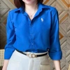 Sơ mi nữ thêu ngựa công sở slim fit cotton cao cấp - Giá ưu đãi 226k 7