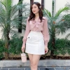 Sơ mi nữ tơ nơ cổ công sở V537 – Mỏng nhẹ, thanh lịch, giá chỉ 182.400đ 6