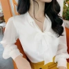 Sơ mi nữ tơ nơ cổ công sở V537 – Mỏng nhẹ, thanh lịch, giá chỉ 182.400đ 10