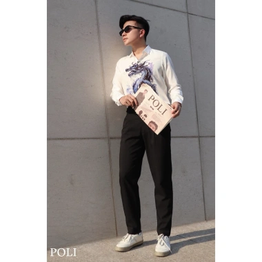 Sơ mi POLI cực mát, form dáng thoải mái, giá chỉ 325.000đ - khuyến mãi đặc biệt 3