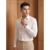 Sơ mi trắng đen nam cổ vải chống nhăn, cổ cứng gài nút vest Giá ưu đãi 416.900₫ 5