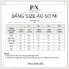 Sơ mi trắng đen nam cổ vải chống nhăn, cổ cứng gài nút vest Giá ưu đãi 416.900₫ 7