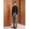 Sơ mi trắng đen nam cổ vải chống nhăn, cổ cứng gài nút vest Giá ưu đãi 416.900₫ 8