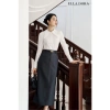 Sơ mi trắng nữ ELLA DORA cổ đức to nhọn sang trọng thanh lịch, giá 599.000đ 2