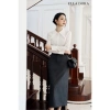 Sơ mi trắng nữ ELLA DORA cổ đức to nhọn sang trọng thanh lịch, giá 599.000đ 4