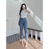 Sơ mi trắng tay ngắn LINH CHI vải lụa cao cấp mềm mịn không nhăn form đẹp – 185k 7