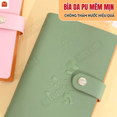 Sổ mục tiêu tiết kiệm da PU 100 trang UMIDECO - Kế hoạch đựng tiền, chỉ 28.980₫ 6
