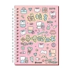 Sổ nhật ký Washi 16 tờ PET Kpop Sticker DIY 1.000+ mẫu hoạt hình thêu sò dán - 79.200đ 7