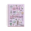 Sổ nhật ký Washi 16 tờ PET Kpop Sticker DIY 1.000+ mẫu hoạt hình thêu sò dán - 79.200đ 10