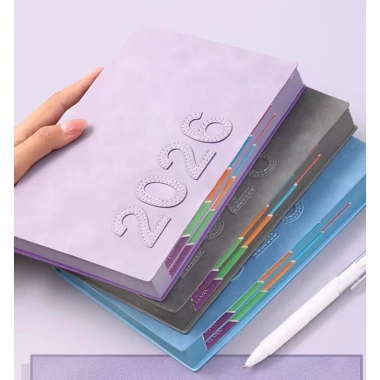Sổ Planner A5 Daily 2.025-2.026 400 trang màu xanh hồng đỏ giá ưu đãi 172.800₫