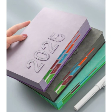 Sổ Planner A5 Daily 2.025-2.026 400 trang màu xanh hồng đỏ giá ưu đãi 172.800₫