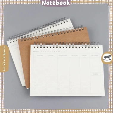 Sổ Planner Basic Bìa Kraft - Sổ Kế Hoạch Ngày - Tiệm Ngựa Gỗ - Chỉ 60.000₫ 7