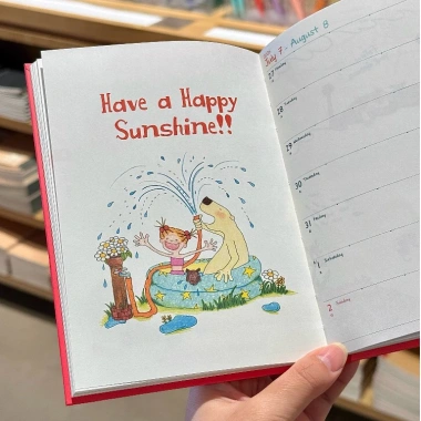 Sổ planner Coco 2.026 B6 xinh xắn - trang màu, kế hoạch học tập & ghi chú, giảm giá 35k