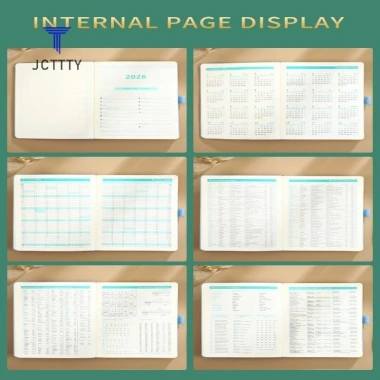 Sổ Planner Ketchup 2.026 A5 Da Giả Lịch Hàng Ngày Tuần Tháng Dành cho Sinh Viên và Doanh Nhân Giá 75.500₫ 4