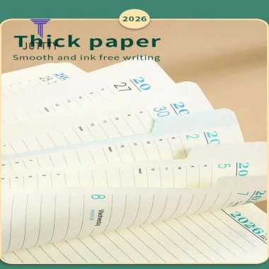 Sổ Planner Ketchup 2.026 A5 Da Giả Lịch Hàng Ngày Tuần Tháng Dành cho Sinh Viên và Doanh Nhân Giá 75.500₫ 9
