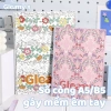Sổ Ring Da Nhẹ Gleamy A5/B5 Kẻ Lưới Giấy Dày 75.1g Không Thấm Mực 360° Lật Học Tập Văn Phòng Giá 66.000đ 3