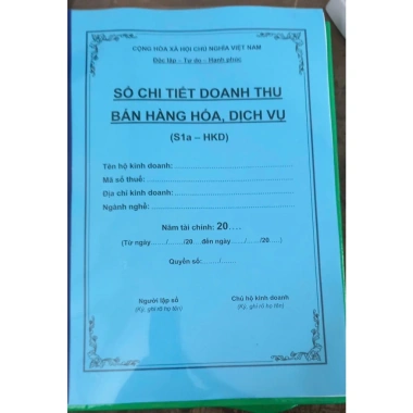 Sổ Sách A4 S1a-HKD & S2a-HKD - Doanh thu dưới/ trên 500Tr, hàng hóa, giảm 22% 6