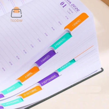 Sổ tay 365 ngày chống mài mòn 12 tháng, dấu trang dày 2.026, lập kế hoạch lịch trình Notepad mới 136.944đ