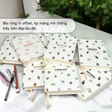 Sổ tay A5 300 trang HUERARUMO bìa cứng 100gsm Dot Grid Kẻ Ngang Caro Planner Bullet Journal - Giá ưu đãi 92.000₫ 3 Sổ tay A5 300 trang HUERARUMO bìa cứng 100gsm Dot Grid Kẻ Ngang Caro Planner Bullet Journal - Giá ưu đãi 92.000₫ 3