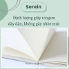 Sổ tay A5 A6 SEREIN bullet journal trắng phong cách Hàn Quốc - Giá 40.500 VND 4