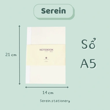 Sổ tay A5 A6 SEREIN bullet journal trắng phong cách Hàn Quốc - Giá 40.500 VND 6
