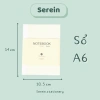 Sổ tay A5 A6 SEREIN bullet journal trắng phong cách Hàn Quốc - Giá 40.500 VND 7