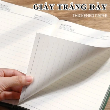 Sổ tay A5 Angelwing 200 trang giấy dày, chạm nổi sang trọng - Giá chỉ 96.070₫ 5