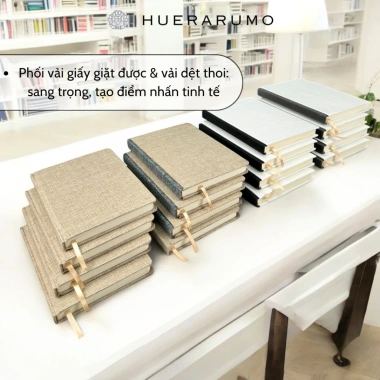 Sổ tay A5 bìa cứng HUERARUMO 200TR, ruột dot grid 100gsm – Planner, giảm còn 74.000đ 3 Sổ tay A5 bìa cứng HUERARUMO 200TR, ruột dot grid 100gsm – Planner, giảm còn 74.000đ 3