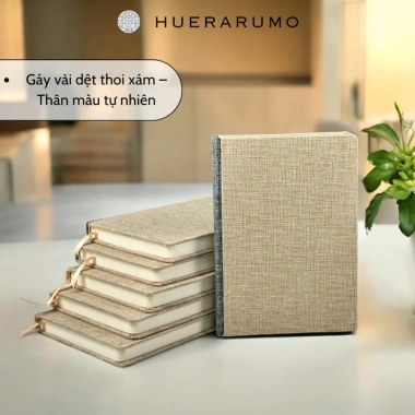 Sổ tay A5 bìa cứng HUERARUMO 200TR, ruột dot grid 100gsm – Planner, giảm còn 74.000đ