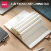 Sổ Tay A5 Bìa Da Deli 288 trang kẻ ngang, chống nước, sang trọng - Giá 95.000 2