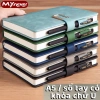 Sổ tay A5 M.Y.Never bìa da PU 240 trang kẻ ngang ngăn bút kế hoạch 47.990 VND 2
