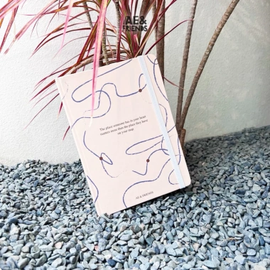 Sổ tay A5 Studying Journal 180 trang 100GSM bìa cứng ghi chép kế hoạch vẽ chì - 98.000