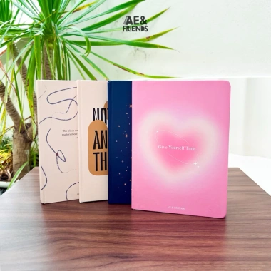 Sổ tay A5 Studying Journal 180 trang 100GSM bìa cứng ghi chép kế hoạch vẽ chì - 98.000