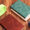 Sổ Tay Bìa Da A5 Cổ Điển - Bìa Mềm, Giấy Kẻ Ngang, Phù Hợp Bullet Journal 2