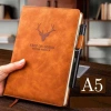 Sổ Tay Bìa Da A5 Sang Trọng 200 Trang Tặng Bút Khắc Logo KEEP ON GOING Quà Tặng Văn Phòng 39.150đ 4