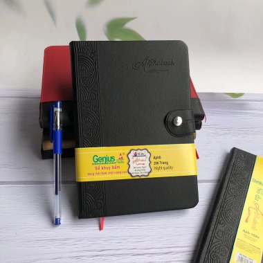 Sổ Tay Bìa Da Cao Cấp Genius Phúc Thịnh - Văn Phòng Đẹp, Giá Ưu Đãi 34,425 VND