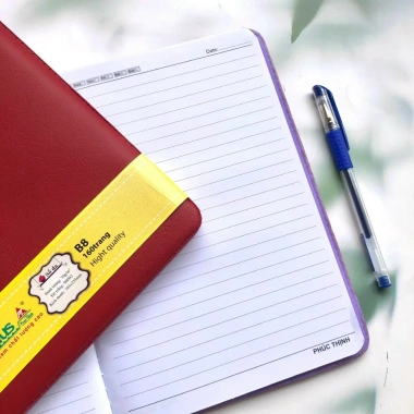 Sổ Tay Bìa Da Cao Cấp Genius Phúc Thịnh - Văn Phòng Đẹp, Giá Ưu Đãi 34,425 VND