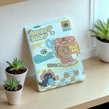 Sổ Tay Bìa Da Khoá Nam Châm Depai 80g 264 Trang Planner Nhật Ký Học Sinh Babythree 7