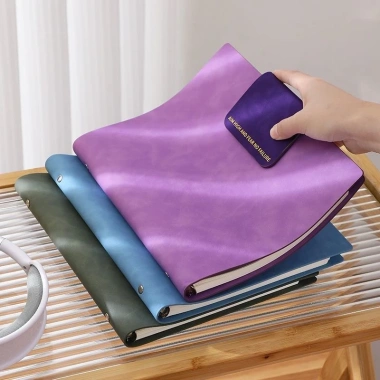 Sổ Tay Bìa Da PU A5 B5 160 trang - Cao cấp, đa mẫu, thích hợp văn phòng, viết nhật ký - Giá chỉ 96.000đ