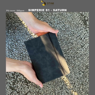 Sổ tay bìa da SIMPERIE S1 - RULED & DOTGRID 100gsm, đánh số 1‑200 trang, giảm giá 175k STHM Mall