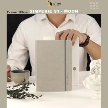 Sổ tay bìa da SIMPERIE S1 - RULED & DOTGRID 100gsm, đánh số 1‑200 trang, giảm giá 175k STHM Mall 10 Sổ tay bìa da SIMPERIE S1 - RULED & DOTGRID 100gsm, đánh số 1‑200 trang, giảm giá 175k STHM Mall 10