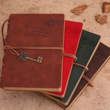 Sổ Tay Bìa Da Vintage 320 Trang Giấy Kraft - Bullet Journal Sang Trọng Giá 110k