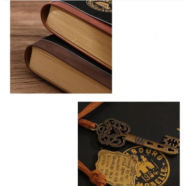 Sổ Tay Bìa Da Vintage - Nhật ký bìa mềm giấy Kraft, bullet journal, 125.000₫ 9