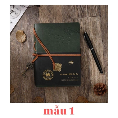 Sổ Tay Bìa Da Vintage - Nhật ký bìa mềm giấy Kraft, bullet journal, 125.000₫ 10