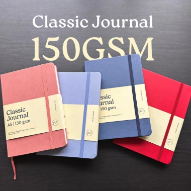 Sổ Tay Bullet Journal 150GSM dot grid caro - Giấy dày, giống Notebook Therapy, Kuma Station, chỉ 149.000 VND